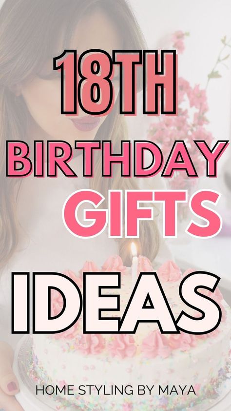 18th birthday gifts for her, 18th birthday gift ideas 18th Birthday Gifts Ideas, 18th Birthday Gift Ideas, Birthday Gifts For Him, Gift Ideas For Everyone, 18th Birthday Gifts, Birthday Gifts For Best Friend, 21st Birthday Gifts, Birthday Gifts For Sister, Birthday Gifts For Girlfriend