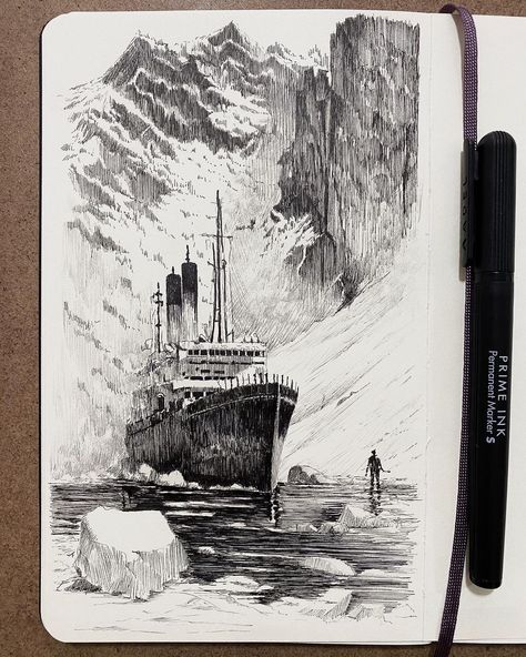 sketchbook tour #sketches #ink #urbansketch | Instagram Clouds Sketch, Ink Clouds, Sketchbook Spreads, Sketchbook Aesthetic, Art Buildings, Light Clouds, Charcoal Artwork, Sketch Instagram, Fineliner Art