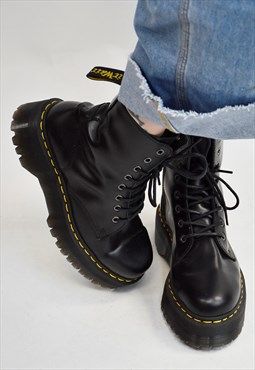 Vintage 90s Dr Martens JADON Double Sole 8 Hole Boot UK 7 Doc Martens Style, Dr Martens Jadon, Doc Martens Outfit, Doc Martens Boots, Platform Shoe, Tokyo Street Fashion, Army Boots, Shoes Platform, Boots Uk