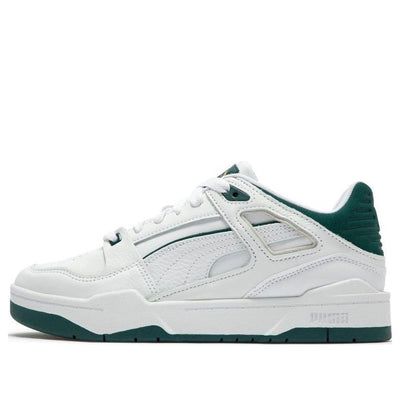 PUMA Slipstream 'White Green' 388549-03 (SNKR/Skate/Unisex/Low Top/Non-Slip/Wear-resistant) Fall Street Style, White Green, Low Top, Street Style, Vogue, Humor, Sneakers, Clothes For Women, Green