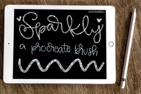 Sparkly - A Procreate Brush#sparkly #aprocreatebrush #procreatebrush Printables Stickers, Popular Crafts, Procreate App, More Design, Procreate Brushes, Downloads Folder, Summer Beauty, Design Bundles, Gifts For Husband