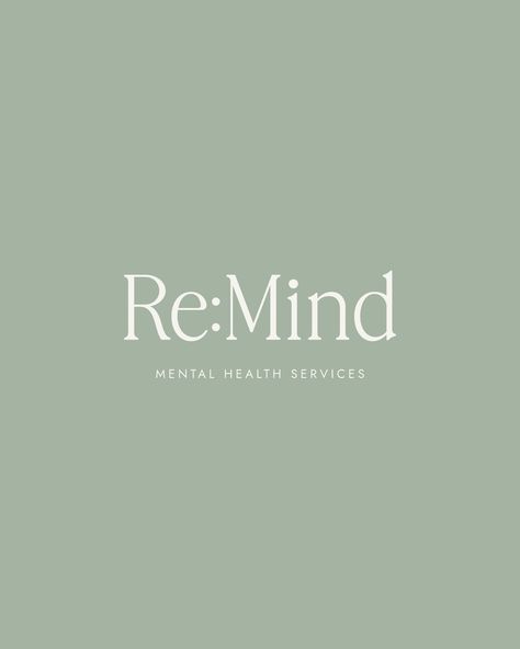 Introducing Re:Mind Mental Health Services!! 🧠💬 I absolutely LOVE how this brand design project turned out and can't wait to share it with you all! Next up- web design! So excited to use these new assets on the brand new website ✨ @remindmentalhealth #branddesign #logodesigner #hamont #hamontbusiness #hamontsmallbusiness #hamontdesign #branddesigner Mental Health Website Design, Mental Health Branding, Health Care Logo Design, Mental Health Logo, Logo Design Health, Healthcare Logo, Mental Health Services, Mental Health Care, Health Logo