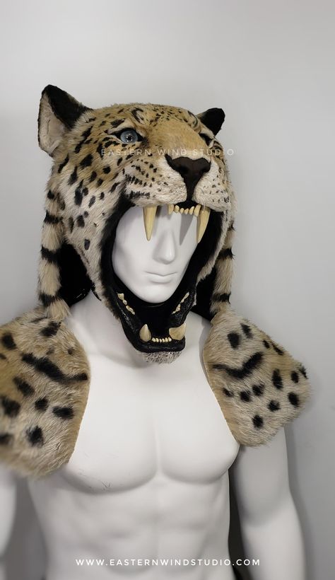 Eastern Wind Studio Aztec Jaguar, Jaguar Warrior, Native Artwork, Wolf Artwork, Taxidermy Art, Aztec Warrior, Custom Eyes, Aztec Art, Football Pictures