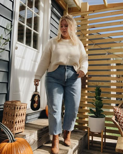 Normcore Aesthetic, Normcore Outfits, Curvy Casual Outfits, Plus Size Fall Outfit, Mum Fashion, Look Plus Size, Curvy Fashionista, Casual Work Outfits, Curvy Girl Outfits