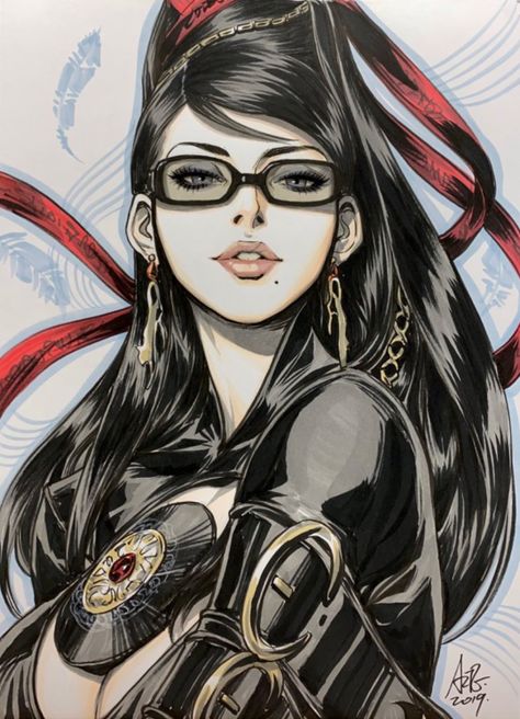 Bayonetta Official Art, Bayonetta Fanart, Bayonetta Art, Bayonetta 1, Stanley Lau, Stanley Artgerm, Artist Alley, Art Manga, Dessin Adorable