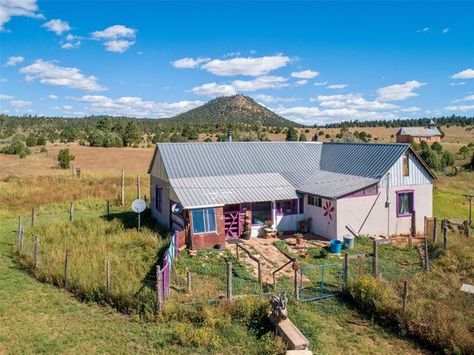 Circa 1915 New Mexico Homestead For Sale W/Views on 2.1 Lovely Acres. $190,000 - Country Life Dreams New Mexico Homestead, Hunting Land, Life Dreams, Vegetable Farming, Mobile Home Parks, Residential Land, Forest Plants, Slice Of Heaven, Small Greenhouse