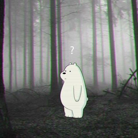 Ice Bear - We Bare Bears #TeddyBearandotherCuteStuffs We Were Bears, Ice Bear Cool, Ice Bear Aesthetic, Ice Bear We Bare Bears, Bear Bears, Bear Quote, We Bare Bears Wallpapers, Ice Bear, Ice Bears