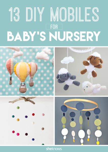 Homemade Baby Mobiles, Diy Baby Mobile Tutorial, Homemade Mobile, Diy Nursery Mobile, Mobile Diy, Diy Crib, Diy Baby Mobile, Five Little Monkeys, Baby Mobiles