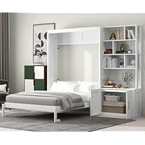 Full Size Murphy Bed, Murphy Wall Beds, Queen Murphy Bed, Activity Room, Bed Shelves, Murphy Beds, Wall Bed, Bed Wall, Built In Shelves