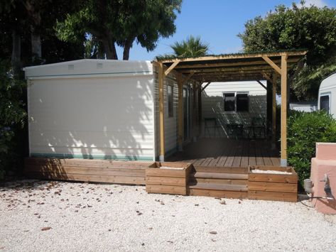 Static Caravan Makeover Exterior, Caravan And Annex Renovation, Static Caravan Decking Ideas, Caravan Annex Ideas, Static Caravan Exterior Ideas, Static Caravan Ideas, Static Caravan Renovation, Static Caravan Makeover, Static Caravan Interior Ideas