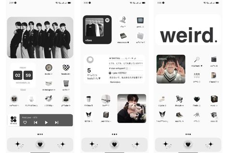 #homescreen #android #ios #enhypen #kpop #black #white #aesthetic Black And White Iphone Aesthetic Layout, Enhypen Widget Black, Black And White Ios Layout, Enhypen Theme Phone, Enhypen Iphone Layout, Enhypen Ios 16, Enhypen Homescreen Layout, Enhypen Phone Theme, Enhypen Ios Layout