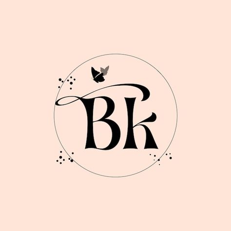 Bk Logo Design Letter, Cosmetics Packaging Ideas, Bk Logo, Braids For Black Kids, Infinite Logo, Initials Logo Letters, Logo Cosmetic, Jewelry Business Ideas, Air Logo