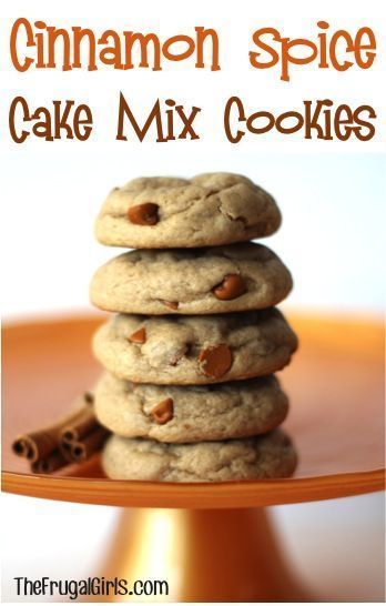 Spice Cake Mix Cookies, Cinnamon Spice Cake, 29 Cake, Cake Mix Cookie, Fresh Fruit Recipes, Frugal Girls, Cake Mix Cookie Recipes, Snickerdoodle Cookies, Spice Cake Mix