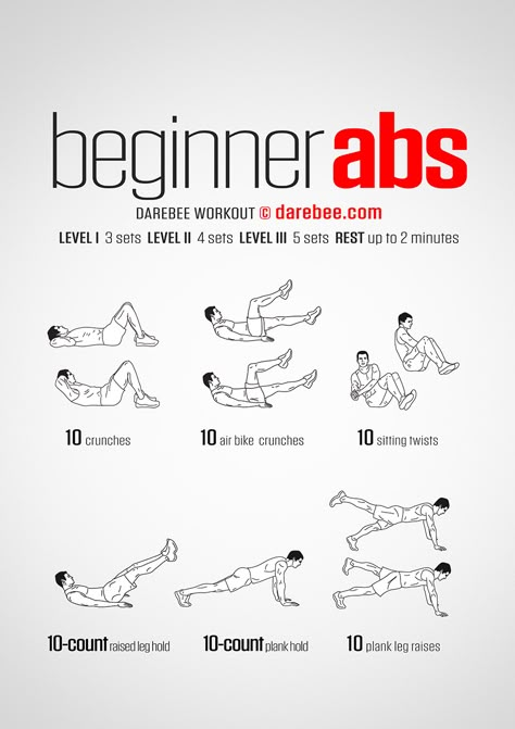 Beginner Abs Workout Abs Workout For Men, Ab Workout With Weights, Workout Man, Beginner Ab Workout, Beginner Workouts, Ab Workout Men, Ab Routine, Abs Workout Video, Cardio Workout At Home