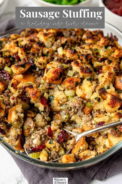 Gluten Free Stuffing Thanksgiving, Keto Christmas Recipes, Keto Stuffing, Keto Thanksgiving Recipes, Vegetarian Stuffing, Sage And Onion Stuffing, Sausage Stuffing Recipe, Dressing Stuffing, Easy Holiday Side Dishes