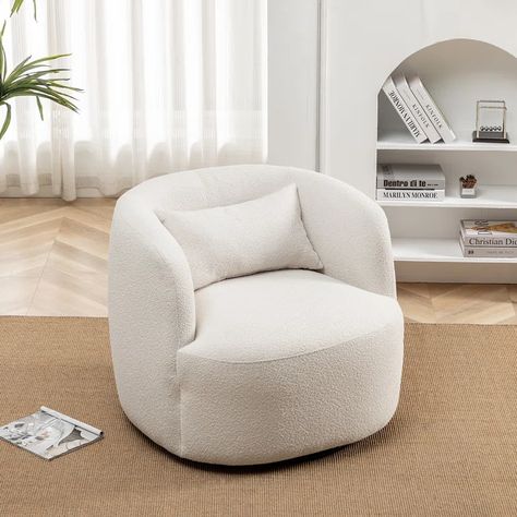 Podcast Studio, Armchair Bed, Printed Chair, Swivel Barrel Chair, Swivel Accent Chair, Swivel Seating, Chair Types, Swivel Armchair, Kelly Clarkson