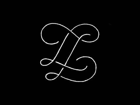 Ll Logo Design, Ll Logo, L Tattoo, Business Branding Inspiration, 2 Letter, Typo Logo, Brand Fonts, Graphic Design Lessons, Letter L