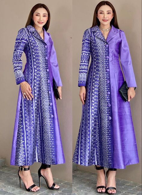 Coat Style Kurti Designs, New Kurta Designs For Women 2022, Silk Saree Suits Designs, Kurti Designs Latest Silk, Sambalpuri Kurti Designs Latest, Over Coats On Kurtis, Coat Model Kurtis, Coat Style Dress, Saree Reuse