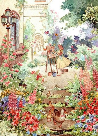 Storybook Art, Arte Inspo, Fairytale Art, Whimsical Illustration, Illustrations And Posters, Old Art, Whimsical Art, Pretty Art, Interesting Art