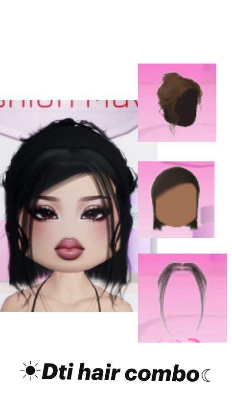 Code Clothes, Candy Hair, Bratz Inspired Outfits, Aesthetic Roblox Royale High Outfits, Baddie Outfits Ideas, Theme Dress, Combo Dress, Dress Hairstyles, Dangerous Woman