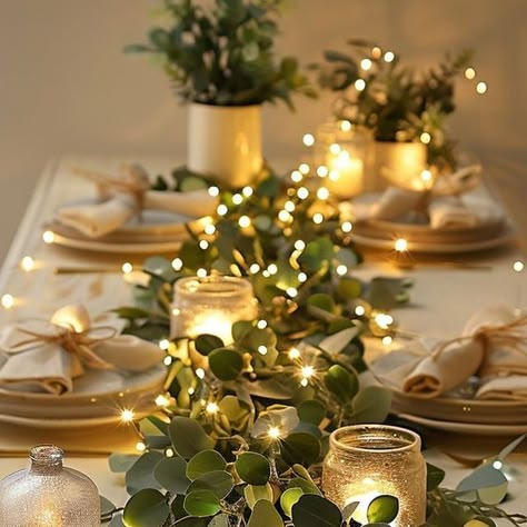 TwinklingTree™ on Instagram: "Invite glow into your space with the Fairy Light Olive Vine, blending natural elegance with soft ambiance! ✨💖" Fairy Lights Table Decor, Festive Shots, Wellbeing Wednesday, Girls Picnic, Christmas Lights Outside, Brunch Decor, White Fairy Lights, Lighted Branches, Picnic Decorations