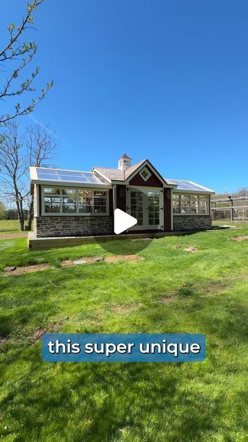 Lapp Structures LLC on Instagram: "☀️🌱 Double the greenhouses, double the fun!

#greenhouse #sheshed #tinyhouse #gardenshed #pottingshed #gardening" Tiny House With Greenhouse, Shed And Greenhouse Combo, She Shed Greenhouse, Glass Green House, Shed Greenhouse, Farmhouse Sheds, Outside Sheds, Tennessee House, Home Garden Ideas