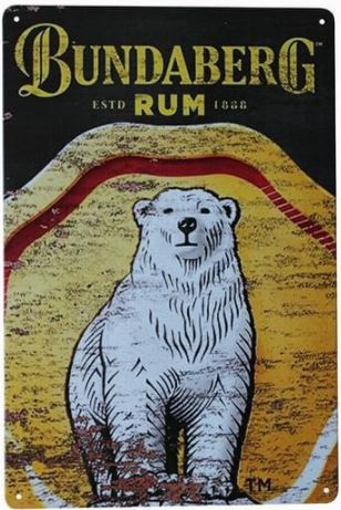 Bundaberg Rum first produced - Australian food history timeline Bundaberg Rum, Sugar Industry, Australian Food, History Timeline, Food History, Retro Wall Decor, Molasses, West Indies, Vintage Metal Signs