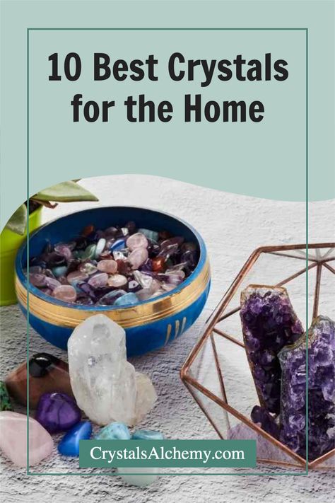 Adding crystals to your home decor is a great way to add some extra sparkle and vitality to your space. Here, we’ll take a look at some of the best crystals for the home, and how they can help you create a more harmonious and vibrant space. With these helpful tips, you’ll be sure to find the perfect crystals for your own personal haven. #CrystalsForTheHome #CrystalsForHomeDecor #HomeDecor Crystal Placement In Home, Home Crystals, Crystal Placement, Create Positive Energy, Best Healing Crystals, Rustic Family Room, Power Of Crystals, Teen Witch, Home Energy