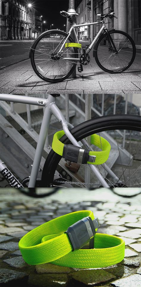 The 'Litelock' a bike lock which is a new alternative to clunky, cumbersome locks that’s lightweight, flexible and super-secure... READ MORE at Yanko Design ! Bike Accessories Gadgets, Bike Accessories Diy, Biking Accessories, Bike Gadgets, Imperator Furiosa, Road Bike Accessories, Bicycle Lock, Suspension Bike, Bike Cycle