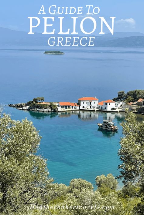 A guide to the Pelion Greece - from the mountains to the sea Santorini Greece Honeymoon, Pelion Greece, Athens Travel, Santorini Travel, Travel Greece, Visiting Greece, Island Travel, Island Vacation, Travel Europe