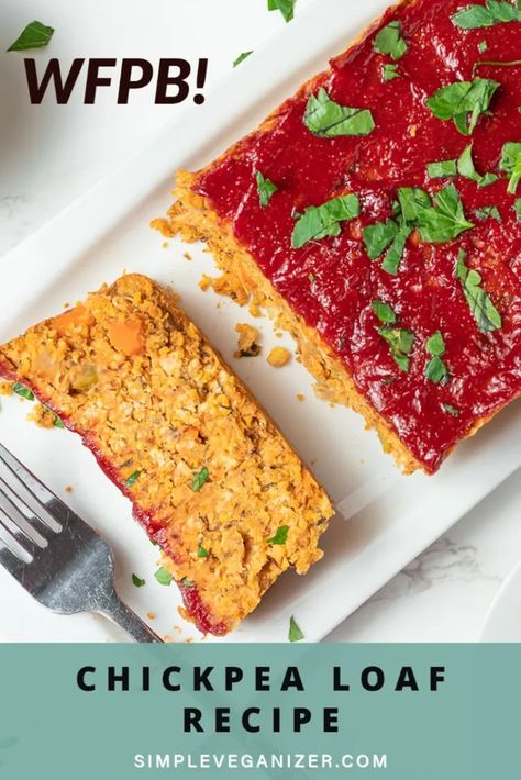 CHICKPEA LOAF RECIPE - Simple Veganizer Chickpea Loaf, Lentil Loaf, Vegan Holiday Recipes, High Protein Vegan Recipes, Vegetable Platter, Cranberry Sauce Homemade, Vegan Main Dishes, Loaf Recipes, Sauteed Veggies