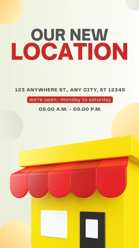 Templates Store Location Map Design, Map Creative Ads, Location Map Design, Instagram Story Ads, Ads Creative Advertising Ideas, Instagram Locations, Advertising Ideas, Font Combos, Using Canva