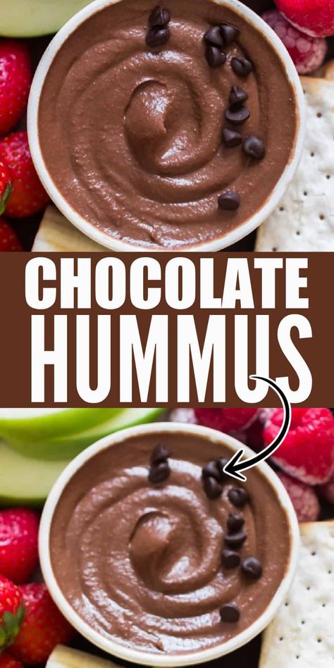 Don’t cringle with the idea of chocolate hummus. Trust me, this is the best dessert hummus aka dessert dip you’ll make. #chocolatedip #dip #desserts #dessertdip #chocolatehummus #desserthummus #browniebatterhummus #snacks #chickpeas #dips #fruits #dessertplatter Chocolate Hummus Recipes, Bougie Brunch, Keto Prep, Dessert Hummus Recipe, Brownie Batter Hummus, Delicate Desserts, Chocolate Hummus, Dessert Dip, Dessert Hummus