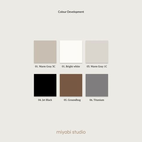 Minimal Aesthetic Interior Design, Modern Classy Interior, Dark Japandi Color Palette, Modern Interior Design Color Palette, House Mood Board Colour Palettes, Dark Japandi Interiors, Japandi Branding, Pantone Interior Design, Japandi Colour Palette