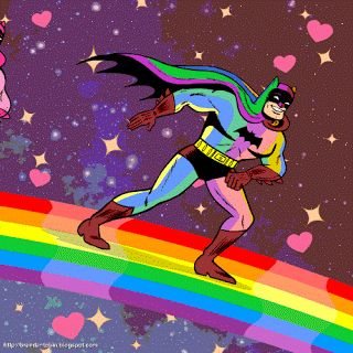 Brendan Tobin: The Rainbow Batman Image Comics Characters, Color Wars, Batman Fan Art, Mtv Shows, Batman Funny, Comic Book Pages, Marriage Equality, Queer Art, Siesta Key