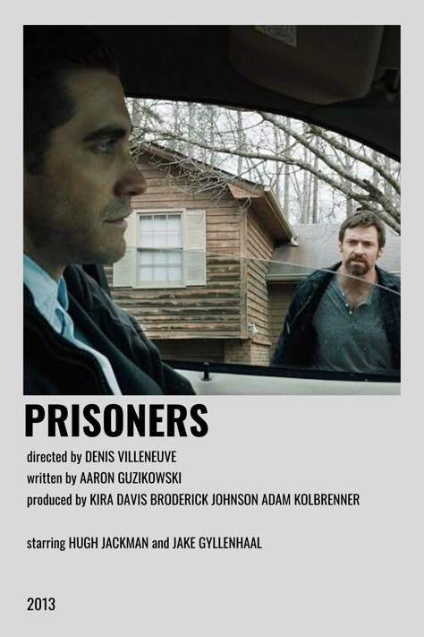 Prisoners Movie, Classic Films Posters, Iconic Movie Posters, Denis Villeneuve, Film Posters Minimalist, Great Movies To Watch, Film Posters Vintage, I Love Cinema, Movie Poster Wall