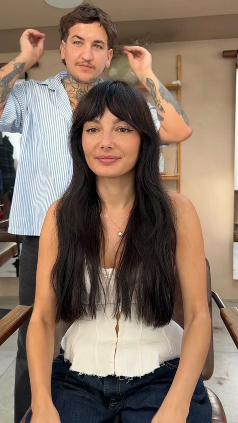 The Hair Bros (@thehairbros) • Instagram photos and videos Bob On Straight Hair, The Hair Bros, Haircut Bangs, A Bob, Bob Cut, Straight Hair, Straight Hairstyles, Bangs, Hair Cuts