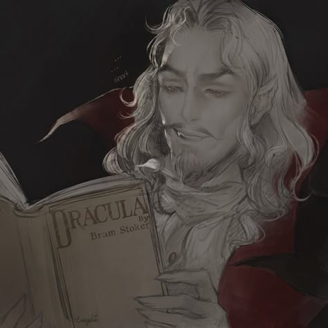 Castlevania - Dracula - nat the lich / †Evangelich†, anime vampire, reading Castlevania Art Style, Dracula Castlevania Icon, Castlevania Trevor Belmont, Dracula Illustration, Dracula Aesthetic, Dracula Novel, Castlevania Games, Castlevania Dracula, Dracula Art