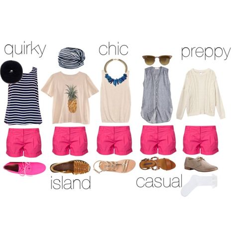 Pink Shorts Outfits Summer Casual, What To Wear With Pink Shorts, How To Style Pink Shorts, Pink Shorts Outfits Summer, Hot Pink Shorts Outfits, Pink Shorts Outfits, Hot Pink Shorts, Summer Shorts Outfits, Shorts Outfits