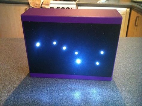 DIY Shoe Box Crafts Night Light. Constellation Light, Astronomy Crafts, Astronomy Quotes, Paper Circuit, Astronomy Lessons, Shoe Box Diy, Astronomy Photography, Shoe Box Crafts, Stem Club