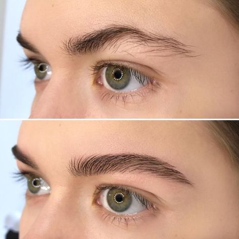 Thicker Eyebrows Makeup, Thick Eyebrow Shapes, Eyebrow Extensions, Straight Eyebrows, Beauty Skin Quotes, Eyebrow Lift, Perfect Eyelashes, Eyebrow Makeup Tips, Brow Artist