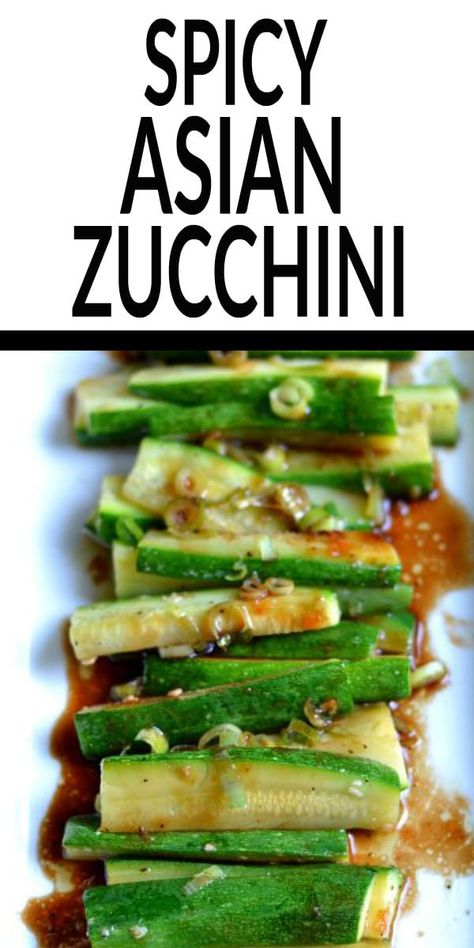 Simple but full of flavor, this Spicy Asian Zucchini is another wonderful, healthy side dish for you to try   It's ready in under 10 minutes too! #zucchinirecipes #healthy #easy #spicy Honey Siracha, Spicy Zucchini, Low Carb Side Dish, Low Carb Side, Zucchini Recipe, Healthy Side Dish, Asian Vegetables, Healthy Side, Veggie Side Dishes