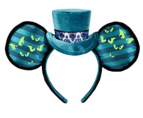 Haunted Mansion Ears, Disney Minnie Mouse Ears, Disney 50th Anniversary, Minnie Ears Headband, New Mickey Mouse, Minnie Mouse Ears Headband, The Haunted Mansion, Mouse Ears Headband, Disney Food Blog