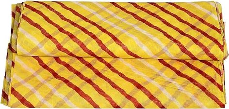 RICHART Traditional Unstitched Fabric LEHRIYA Striped Print Cotton SAFA/Turban/PHETA/PAGRI Pheta (Turban Safa) Yellow at Amazon Men’s Clothing store Pheta Turban, Sleep Sets, Sleep Set, Stripe Print, Wedding Accessories, Printed Cotton, Clothing Store, Sleep, For Free