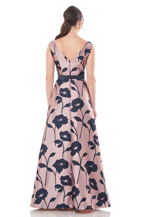 New Arrivals – Kay Unger Kay Unger Dresses, Mother Of The Bride Dresses Long, Kay Unger, Floral Dress Casual, Graduation Dresses, White Sleeveless Dress, Bateau Neck, Floor Length Gown, Floral Jacquard