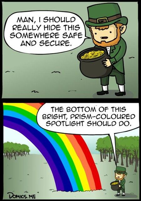 Leprechaun Logic St Patricks Day Quotes, Irish Blessing, Clean Humor, Funny Lol, Pot Of Gold, Holiday Humor, St Patrick’s Day, Comic Strip, Bones Funny