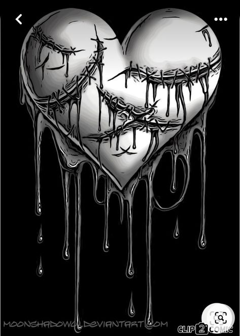 Ripped Out Heart Drawing, Cracked Heart Tattoo, Shattered Heart Tattoo, Rotten Heart Tattoo, Heart Bleeds Art, Cute Images For Wallpaper, Beautiful Art Pictures, Dark Photography, Heart Tattoo