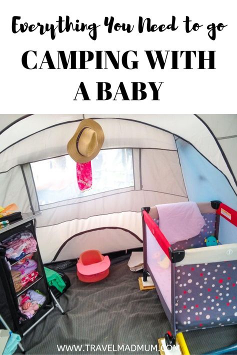 Camping With Baby, Baby Camping, Camping Gear Checklist, Zelt Camping, Camping With Toddlers, Camping Must Haves, Camping With A Baby, Diy Bebe, Camping Checklist