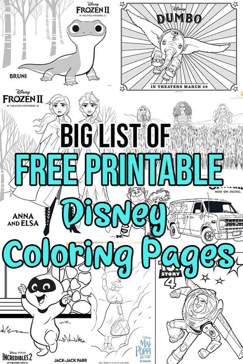 These free printable Disney coloring pages are perfect for an indoor activity or quiet time activity for kids. Get printable coloring sheets for some of your favorite Disney movies! Disney Coloring Pages Printables, Free Disney Coloring Pages, Disney Colouring Pages, Camp At Home, Disney Coloring Sheets, Self Esteem Worksheets, Coloring Crafts, Bookmark Crochet, Free Printable Coloring Sheets