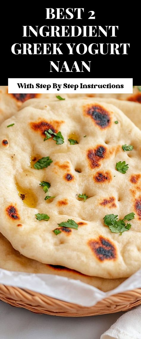 Image for 2 Ingredient Greek Yogurt Naan Greek Yogurt Tortilla, Recipes For Plain Greek Yogurt, Greek Yogurt Naan, Yogurt Naan, Recipes Using Yogurt, Home Made Naan, Greek Yogurt Flatbread, Recipes Using Greek Yogurt, Recipes With Yogurt